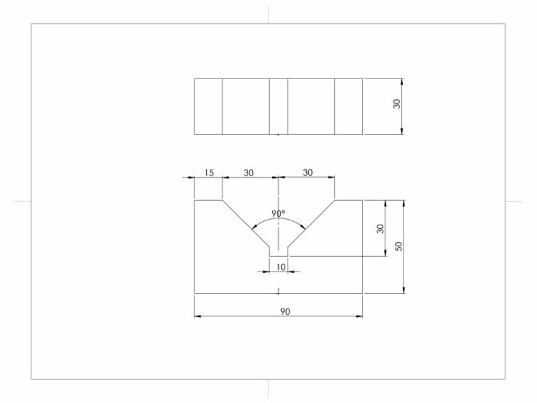 3次元CADモデリング事例：Vブロック 3Dプリンター出力・データ作成サービスのアトミックワークス